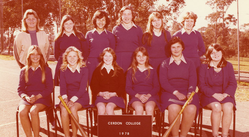 Historical photo of Cerdon College Merrylands sports team