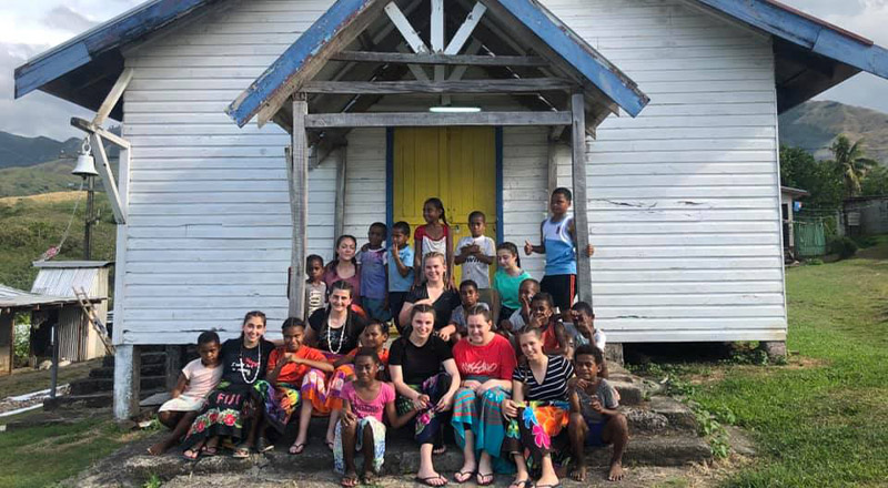 Cerdon Catholic College Merrylands students in immersion in Fiji
